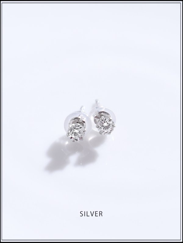 画像3: 【ラボグロウン ダイヤモンド】ダイヤモンドスタッズピアス【Fサイズ/1カラー】[OF09] (3)