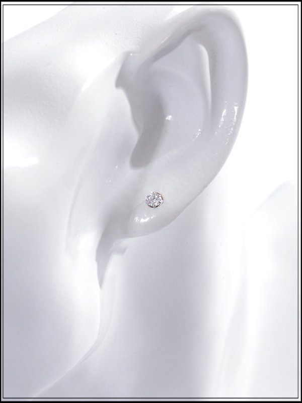 画像5: 【ラボグロウン ダイヤモンド】ダイヤモンドスタッズピアス【Fサイズ/1カラー】[OF09] (5)