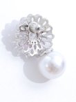 画像3: パールシルバービジューピアス【アクセサリー:ピアス】【OF02】 (3)
