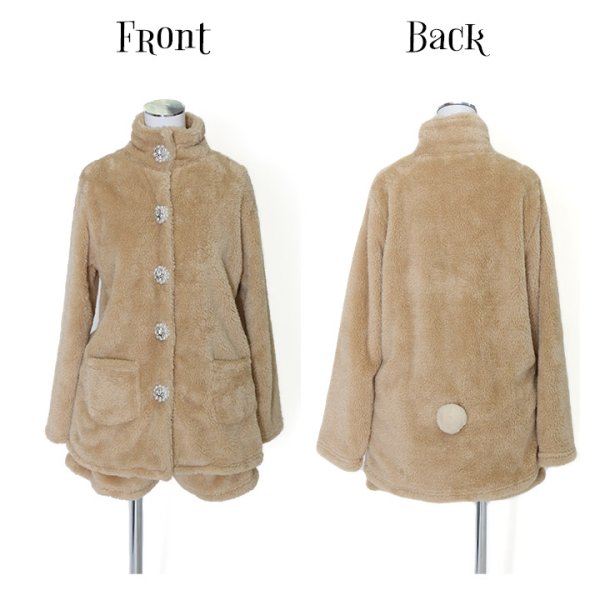 画像10: 【即日発送】さくりなちゃんコラボふわもこベア【ハロウィンコスプレ4点セット】【Fサイズ/2カラー】[HC02] (10)