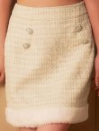 ホワイト　モデル：ももか　身長：156cm　着用サイズ：Sサイズ