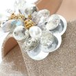 画像11: 再入荷!【35-39サイズ/3カラー】ラメグリッタービジューオープントゥパンプス[OF02] (11)