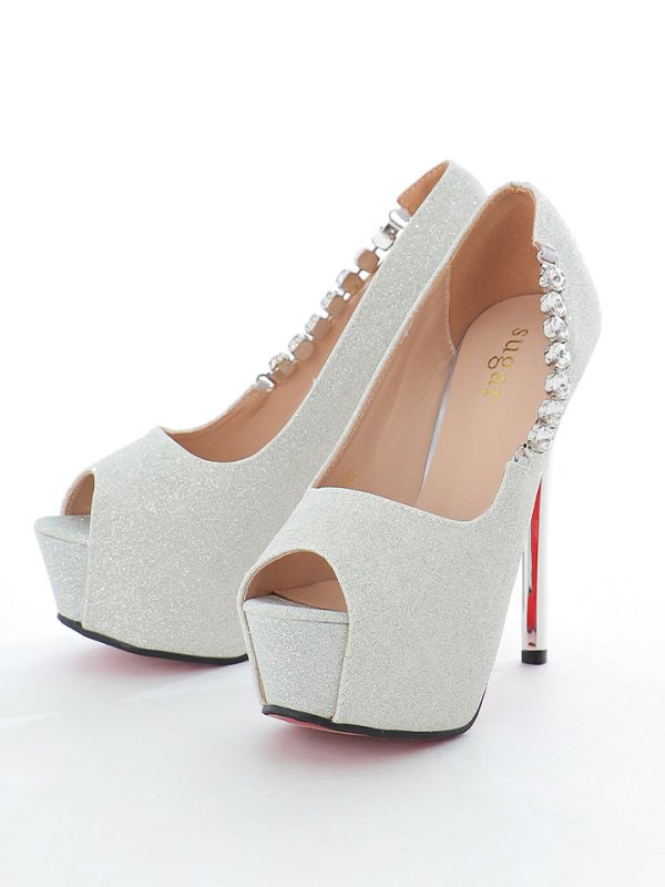 画像2: 【サンダル】サイドビジューグリッターサンダル【35-39サイズ/1カラー】[OF02] 【YN】 (2)