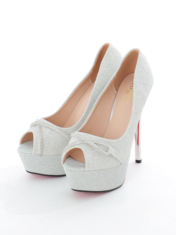 画像2: 【サンダル】ビジュークロスサンダル【35-39サイズ/1カラー】[OF02] 【YN】 (2)