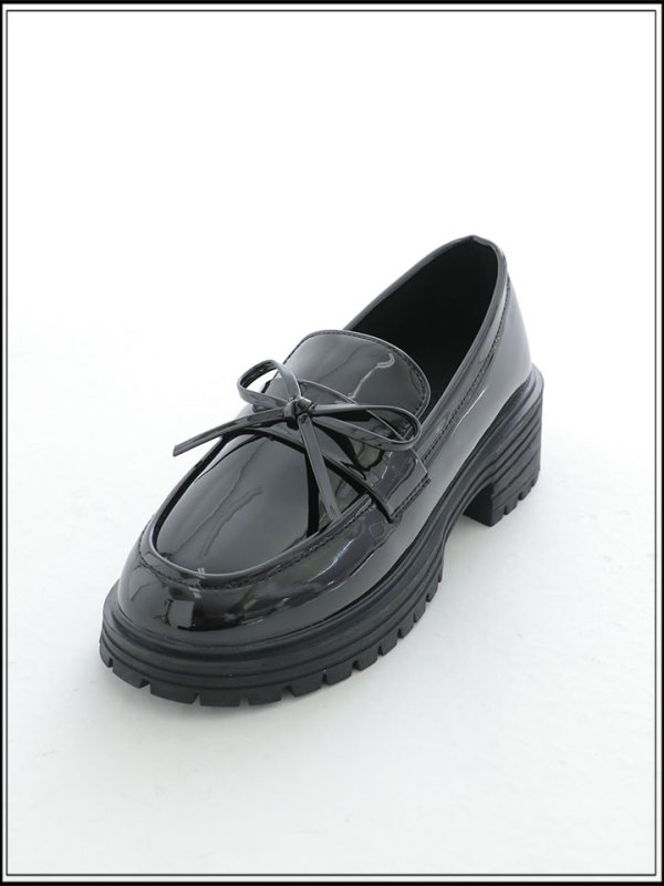 画像4: 【パンプス】エナメルリボンパンプス【35-39サイズ/1カラー】[OF02]  (4)
