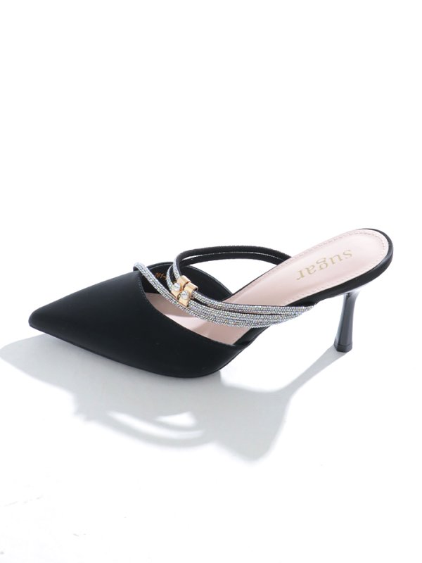 画像4: 【パンプス】ラインビジューポインテッドトゥパンプス【35-39サイズ/2カラー】[OF02] 【YN】 (4)