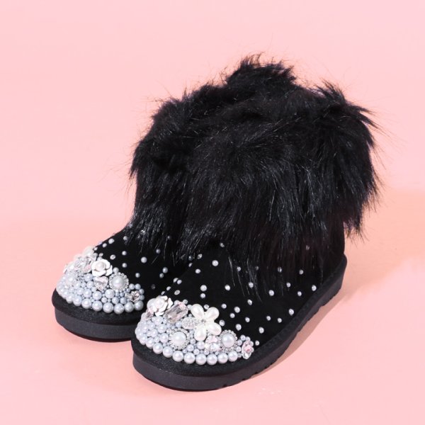 画像7: 【SAKURINAxjewels】桜井莉菜プロデュース★ビジュー＆ファームートンブーツ[HC02] (7)