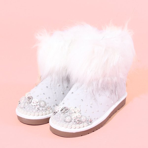 画像11: 【SAKURINAxjewels】桜井莉菜プロデュース★ビジュー＆ファームートンブーツ[HC02] (11)