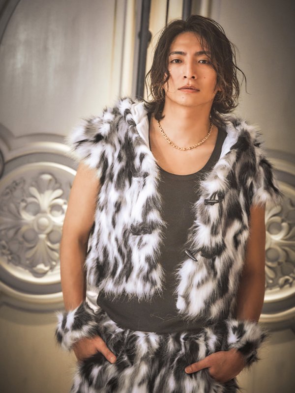 画像2: 【SALE!!】【即日発送】【ハロウィン】メンズウルフ【コスプレ5点セット】【コスプレ4点セット】【S-Mサイズ/1カラー】【Fサイズ/1カラー】[OF01] (2)