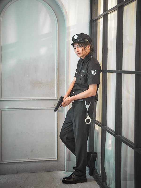 画像27: 【SALE!!】【即日発送】【ハロウィン】 ポリスコスプレ【コスプレ2点セット】【コスプレ5点セット】【XS-XLサイズ/1カラー】【M-XLサイズ/1カラー】[OF01-Bg/OF01-Bsv] (27)