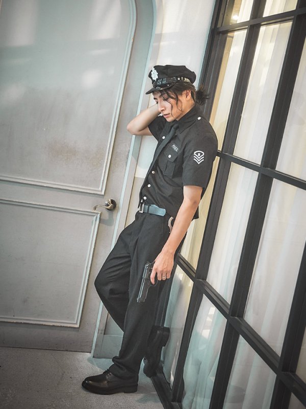 画像28: 【SALE!!】【即日発送】【ハロウィン】 ポリスコスプレ【コスプレ2点セット】【コスプレ5点セット】【XS-XLサイズ/1カラー】【M-XLサイズ/1カラー】[OF01-Bg/OF01-Bsv] (28)