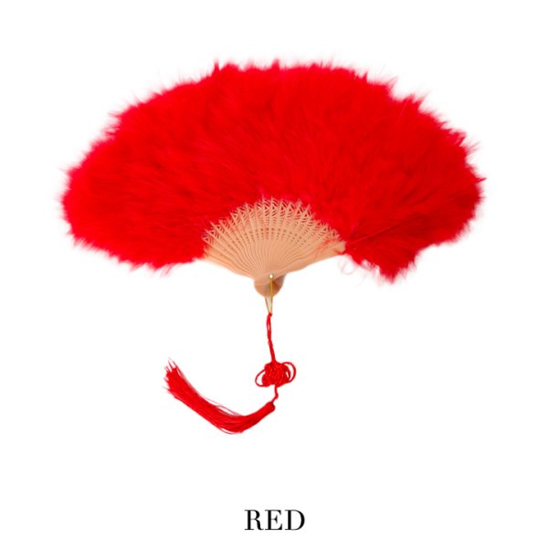 画像3: 【即日発送】【ハロウィン小物】ファー扇子【sugarnine】【Fサイズ/2カラー】[HC02] (3)