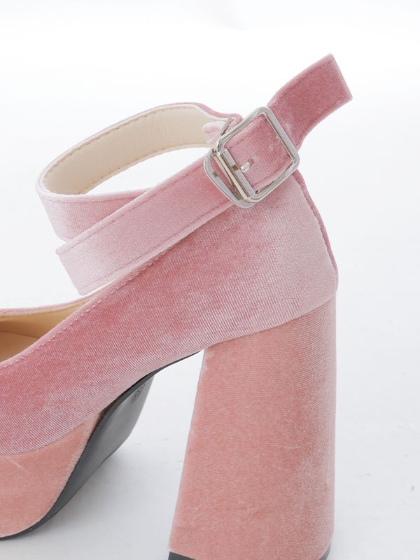 画像6: 【即日発送】1color/ 10cmヒール/ リボンモチーフ/ ハイヒール / パンプス/厚底 [OF03] (6)