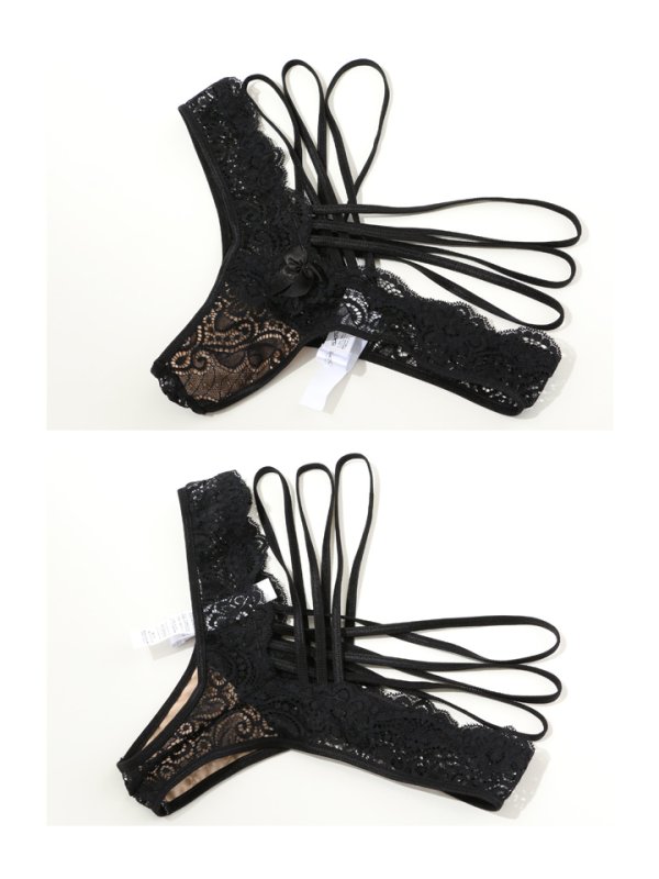 画像16: 【ランジェリー/下着】ワイヤー入り レース ロングブラジャー (16)