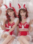 画像2: 即日発送!セットアップバニーサンタ【sugar nine サンタコス 8点セット】【S-Lサイズ/2カラー】[YMT] (2)