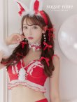 画像1: 即日発送!セットアップバニーサンタ【sugar nine サンタコス 8点セット】【S-Lサイズ/2カラー】[YMT] (1)
