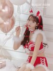 画像2: 即日発送!セットアップバニーサンタ【sugar nine サンタコス 8点セット】【S-Lサイズ/2カラー】[YMT] (2)