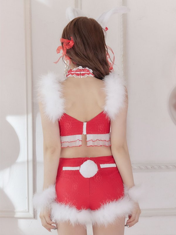 画像6: 【ノベルティ対象】即日発送!セットアップバニーサンタ【sugar nine サンタコス 8点セット】【S-Lサイズ/2カラー】[OF04] (6)