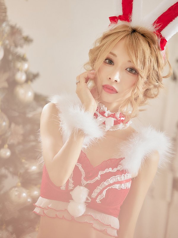 画像9: 【ノベルティ対象】即日発送!セットアップバニーサンタ【sugar nine サンタコス 8点セット】【S-Lサイズ/2カラー】[YMT] (9)