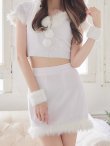 画像4: 【即日発送！】【XS-XLサイズ/3カラー】ベロアフードバニーセットアップサンタコスプレ[YMT] (4)
