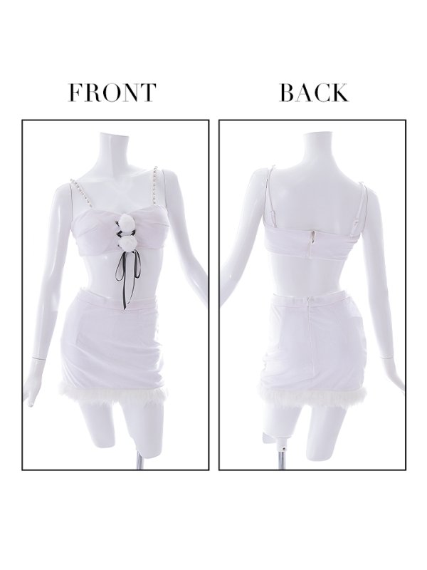 画像15: 【サンタセール！】フードバニーセクシーセットアップサンタ【sugar nine サンタコス 7点セット】【S-Mサイズ/2カラー】[YMT] (15)