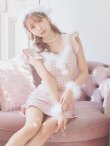 画像8: 【即日発送】ツイード/ セットアップ/ マーメイドフレアミニドレスサンタ【sugar nine サンタコス 5点セット】【XS-Mサイズ/4カラー】[YMT] (8)