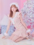 画像1: 【即日発送】ツイード/ セットアップ/ マーメイドフレアミニドレスサンタ【sugar nine サンタコス 5点セット】【XS-Mサイズ/4カラー】[YMT] (1)