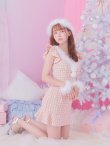 画像12: 【即日発送】ツイード/ セットアップ/ マーメイドフレアミニドレスサンタ【sugar nine サンタコス 5点セット】【XS-Mサイズ/4カラー】[YMT] (12)