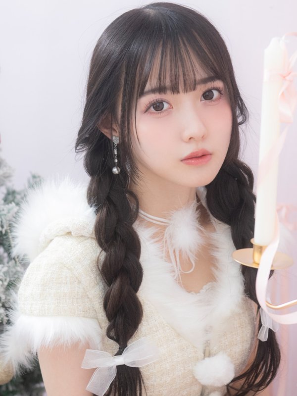 画像12: 【即日発送！】【サンタコス 5点セット】【XS-XLサイズ/2カラー】ツイードチェックバニーサンタコスプレ[YMT] (12)