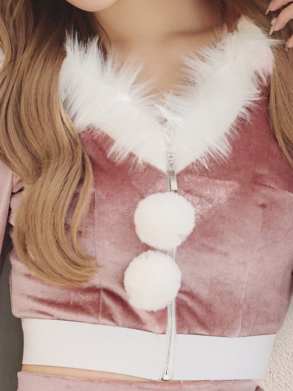 画像18: 【即日発送！】【サンタコス 4点セット】【S-Lサイズ/3カラー】セットアップバニーサンタコスプレ[YMT] (18)