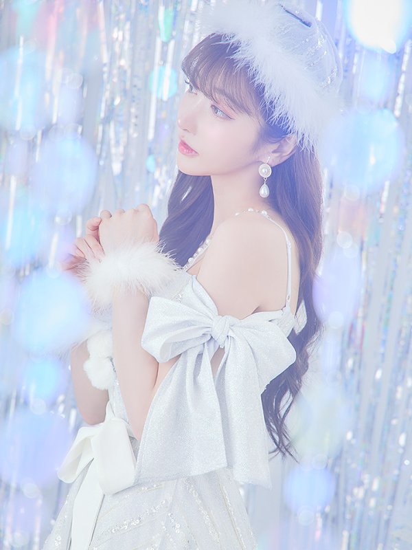 画像10: 【ノベルティ対象】【サンタセール！】【サンタコス 5点セット】【S-Lサイズ/1カラー】スパンコールフレアサンタコスプレ[YMT] (10)