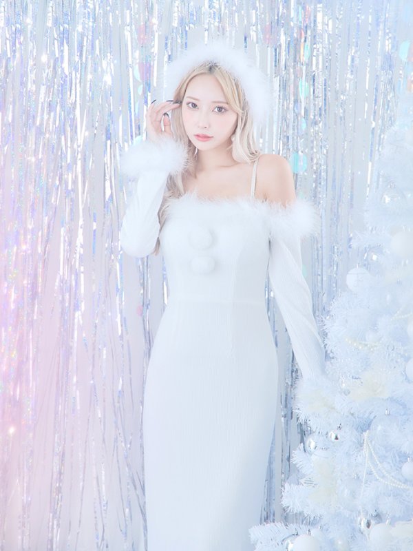 画像8: 【サンタセール！】【サンタコス 3点セット】【S-Lサイズ/2カラー】ロングスカートサンタコスプレ[YMT] (8)