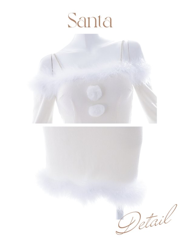 画像32: 【サンタセール！】【サンタコス 3点セット】【S-Lサイズ/2カラー】ロングスカートサンタコスプレ[YMT] (32)