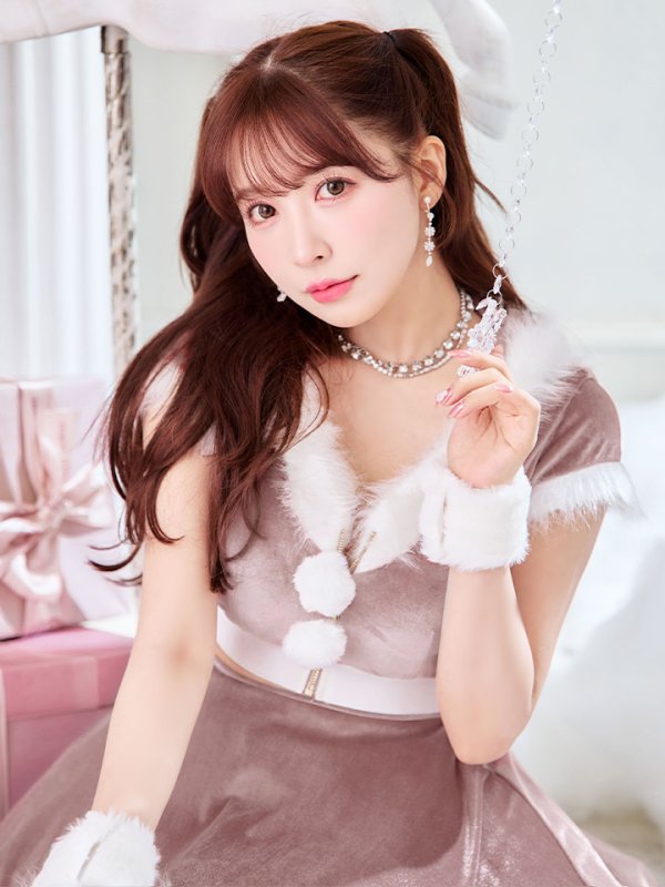 画像7: 【即日発送】【サンタコス 5点セット】【XS-XLサイズ/4カラー】セットアップバニーフレアサンタ[YMT] (7)