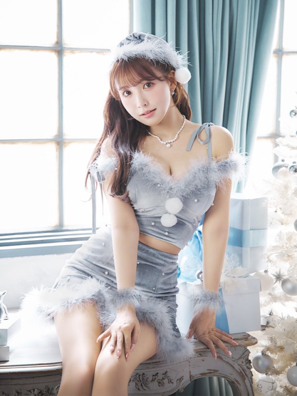 画像12: 【ノベルティ対象】【即日発送！】【サンタコス 5点セット】【XS-XLサイズ/3カラー】セットアップフレアミニサンタ[YMT] (12)