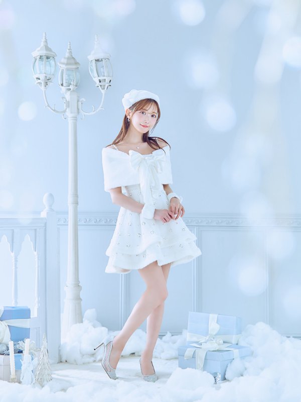 画像17: 【即日発送！】【サンタコス 5点セット】【XS-XLサイズ/3カラー】ケープ付きフレアサンタコスプレ[OF04] (17)