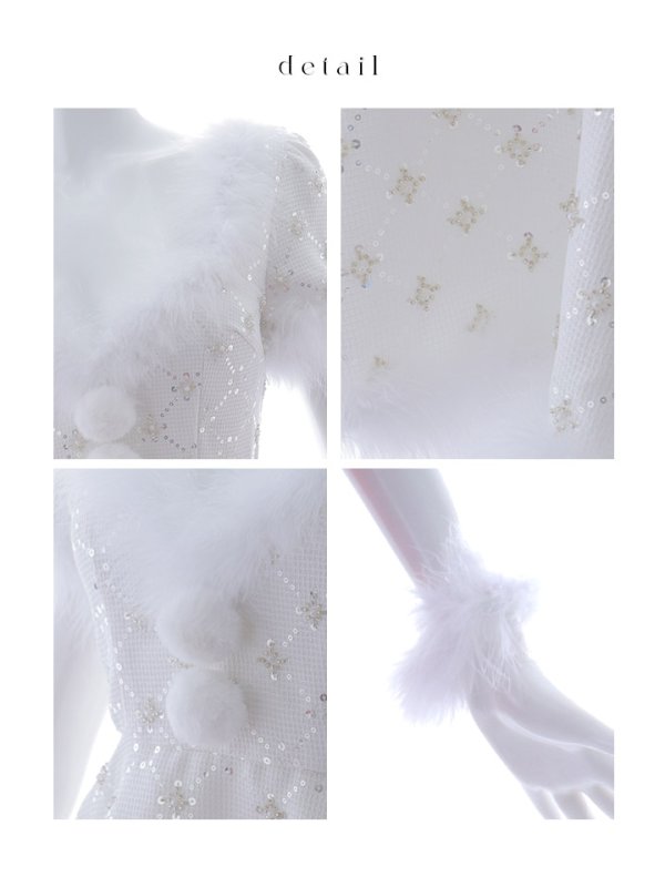 画像19: 【サンタSALE!!】【サンタコス 4点セット】【XS-Lサイズ/1カラー】ビジューフレアスカートサンタコスプレ[HC03] (19)