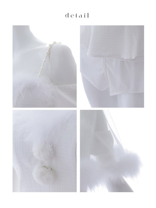 画像39: 【即日発送】【サンタコス 5点セット】【S-Lサイズ/1カラー】ポンチョ付きベアトップマーメイドスカートサンタコスプレ[OF04] (39)