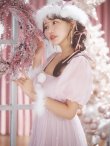 画像11: 【サンタセール！】【サンタコス4点セット】【S-Lサイズ/1カラー】ジャガードチュールサンタコスプレ[YMT] (11)