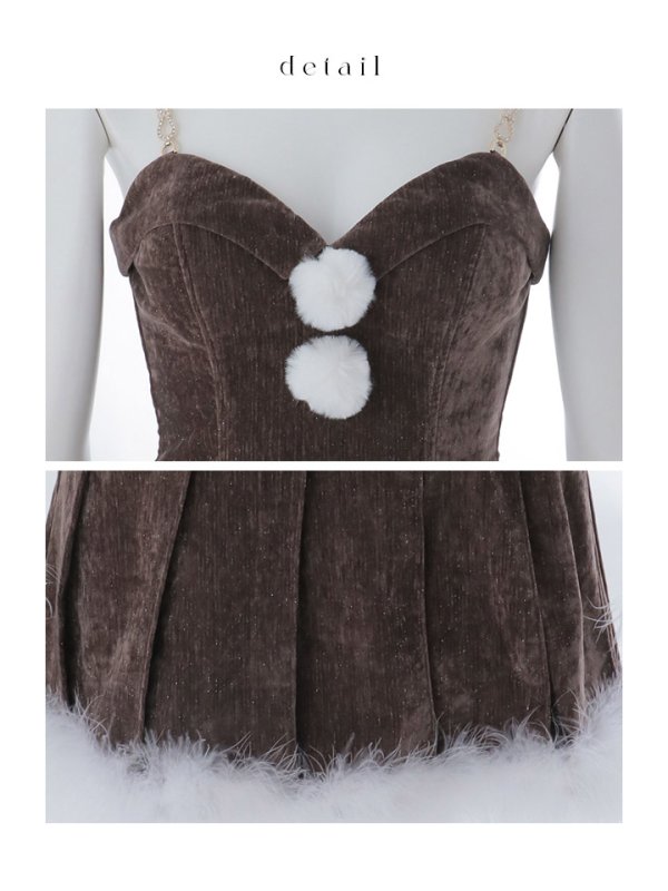 画像41: 【即日発送】【サンタ】クラシカルベルト付きサンタコスプレ【コスプレ6点セット】【XS-Lサイズ/3カラー】[OF04] (41)