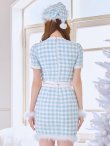画像16: 【サンタSALE!!】【即日発送！】【サンタコス 4点セット】【S-Mサイズ/1カラー】ギンガムチェックフレアサンタコスプレ[OF01] (16)
