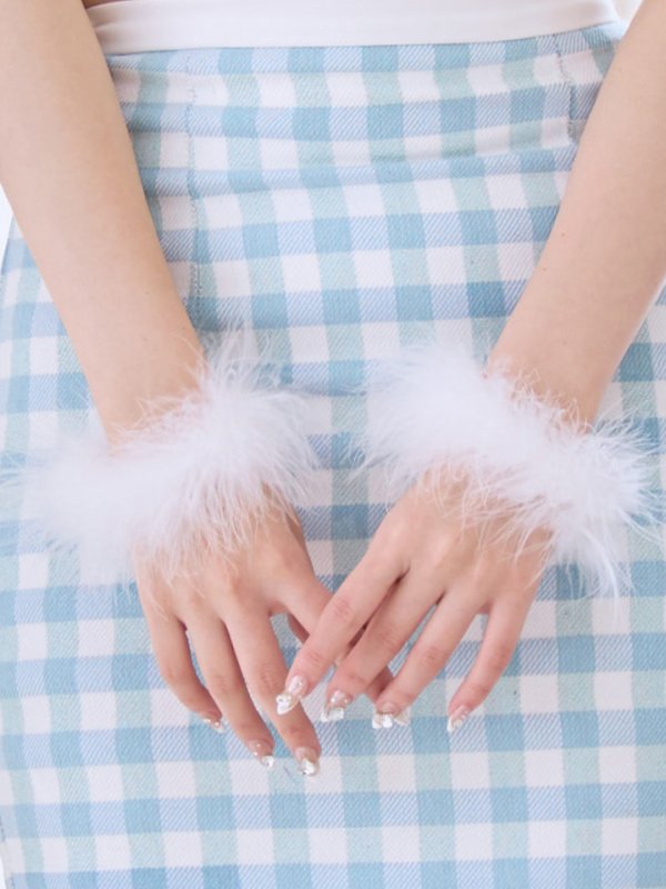 画像15: 【サンタSALE!!】【即日発送！】【サンタコス 4点セット】【S-Mサイズ/1カラー】ギンガムチェックフレアサンタコスプレ[OF01] (15)