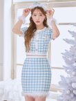 画像11: 【サンタSALE!!】【即日発送！】【サンタコス 4点セット】【S-Mサイズ/1カラー】ギンガムチェックフレアサンタコスプレ[OF01] (11)