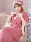 画像18: 【サンタSALE!!】【サンタコス 5点セット】【S-Lサイズ/2カラー】ビジューニットワンピースサンタコスプレ[OF01] (18)