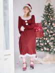 画像8: 【サンタSALE!!】【即日発送】【サンタコス 4点セット】【S-Lサイズ/2カラー】バックリボンフレアワンピースサンタコスプレ[OF01] (8)