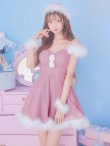 画像2: 【サンタSALE!!】【即日発送！】【S-Lサイズ/3カラー】フレアチュールサンタコスプレ[OF04] (2)