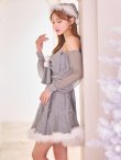 画像19: 【即日発送！】【サンタコス 3点セット】【XS-Lサイズ/2カラー】フロントビッグリボンオフショル袖付きフレアサンタ[OF04] (19)