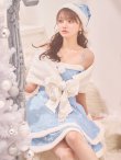 画像37: 【即日発送！】【サンタコス 5点セット】【XS-XLサイズ/4カラー】ケープ付きフレアサンタコスプレ[OF04] (37)