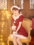画像33: 【即日発送！】【サンタコス 4点セット】【XS-XLサイズ/3カラー】ツイードビジュープリーツスカートサンタコスプレ[OF04] (33)