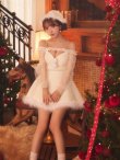 ホワイト　モデル：三上悠亜　身長：159cm　着用サイズ：Sサイズ